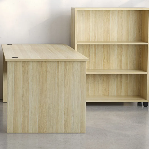 Knight Cubit Slab End Desk - Workspace Direct