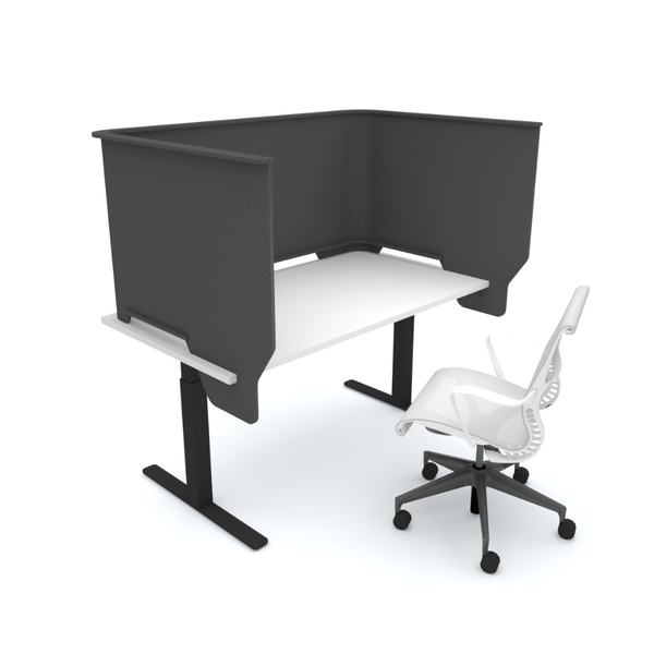 Fold Away Acoustic Slide-On Study Nook Privacy Pod