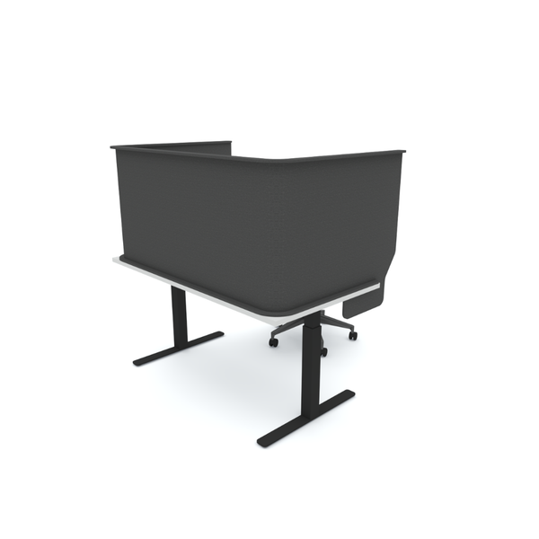 Fold Away Acoustic Slide-On Study Nook Privacy Pod