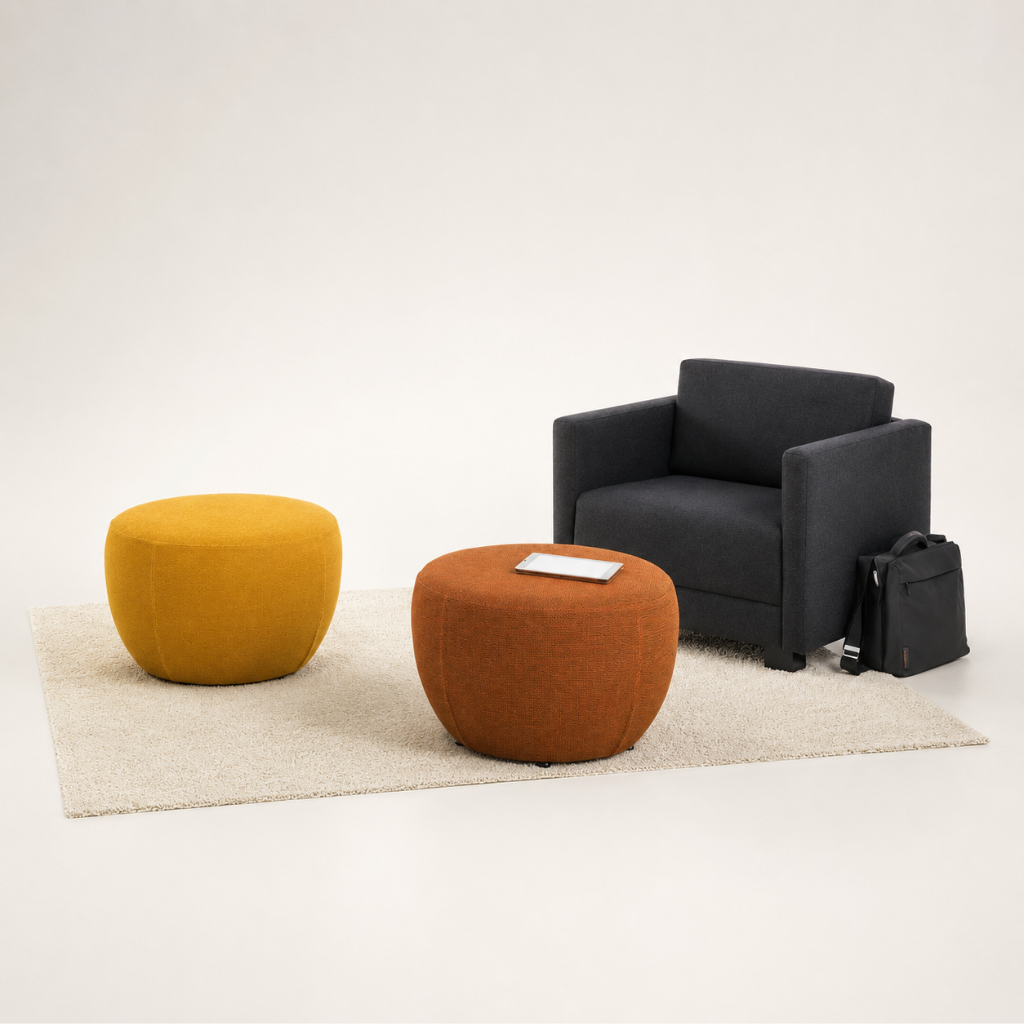 Posy Rounded Ottoman