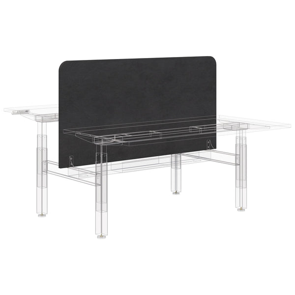 Edge Centre Desk Screen Partition 770mm High