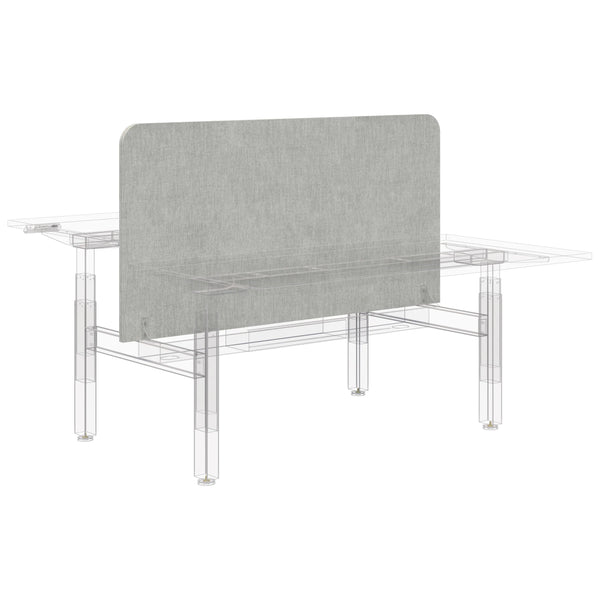 Edge Centre Desk Screen Partition 770mm High