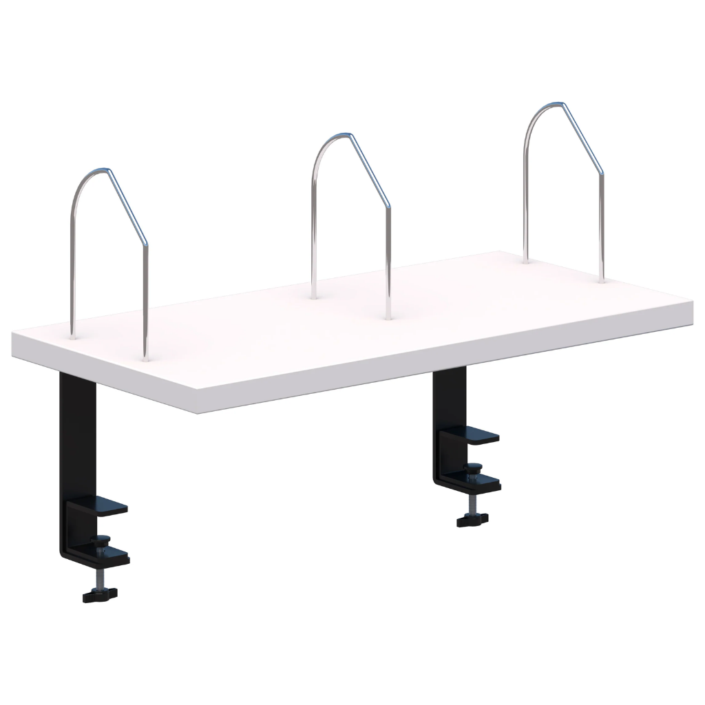 Enable Desk Clamp on Shelf