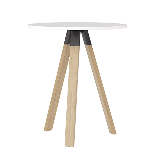 Ligna Standing Height Round Top Leaner Table 1050mm High