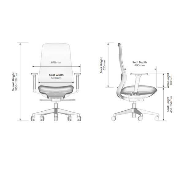 Lume Mesh Back Task Chair