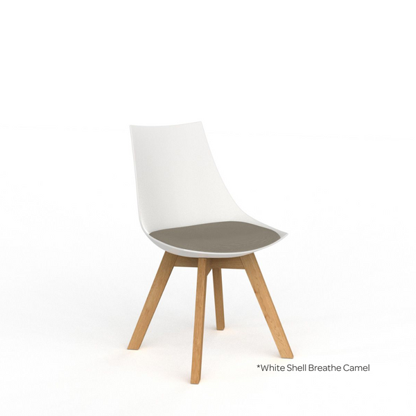 Luna Oak Visitor Chair