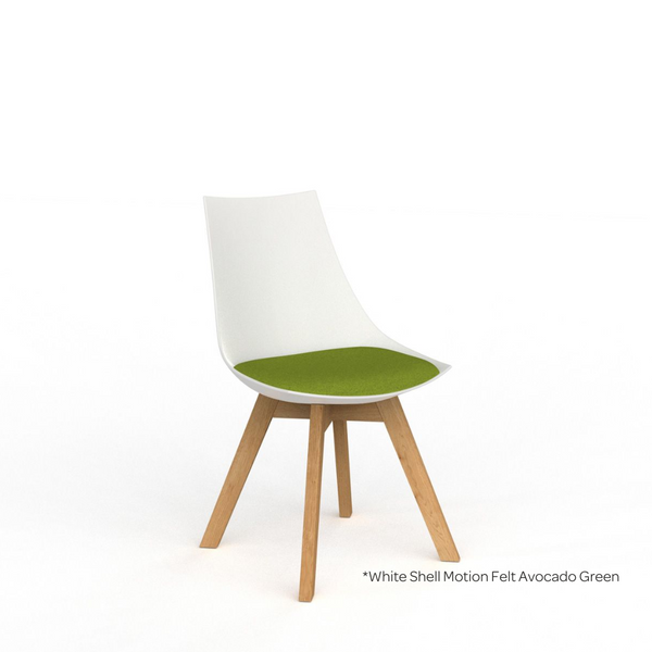 Luna Oak Visitor Chair