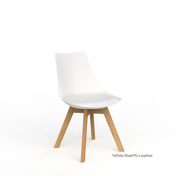 Luna Oak Visitor Chair