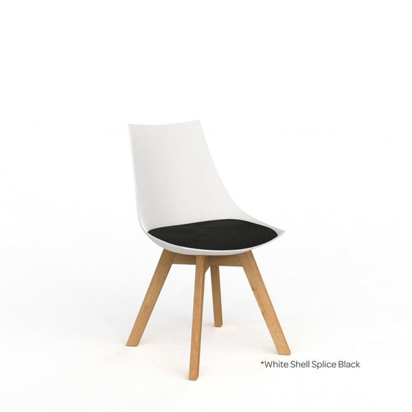 Luna Oak Visitor Chair