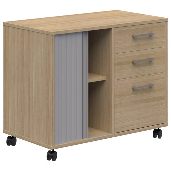 Mascot Mobile Caddy with Drawers & Tambour Storage