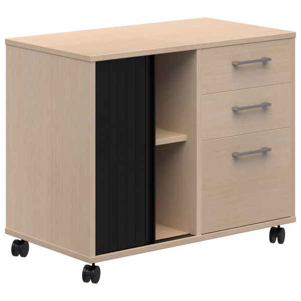 Mascot Mobile Caddy with Drawers & Tambour Storage