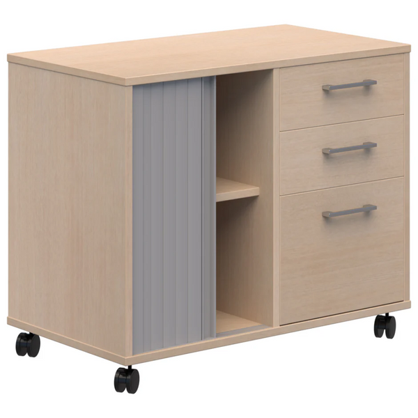 Mascot Mobile Caddy with Drawers & Tambour Storage