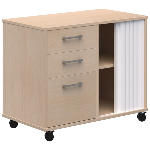 Mascot Mobile Caddy with Drawers & Tambour Storage