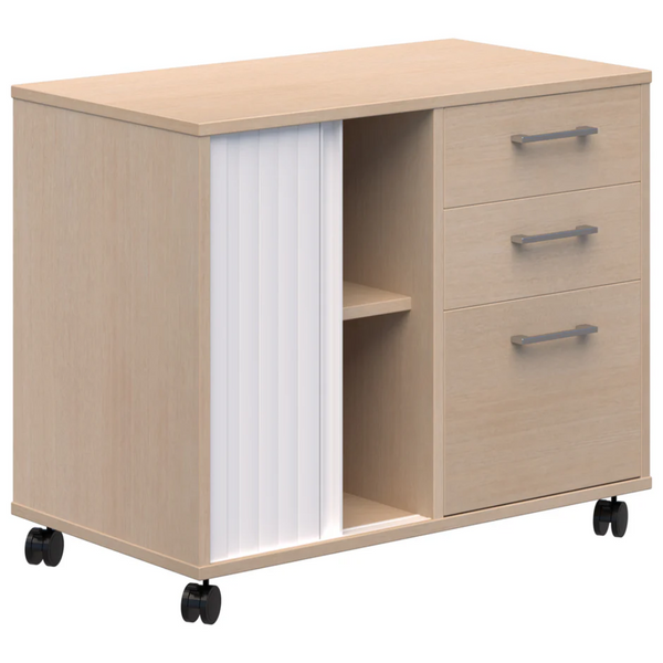 Mascot Mobile Caddy with Drawers & Tambour Storage