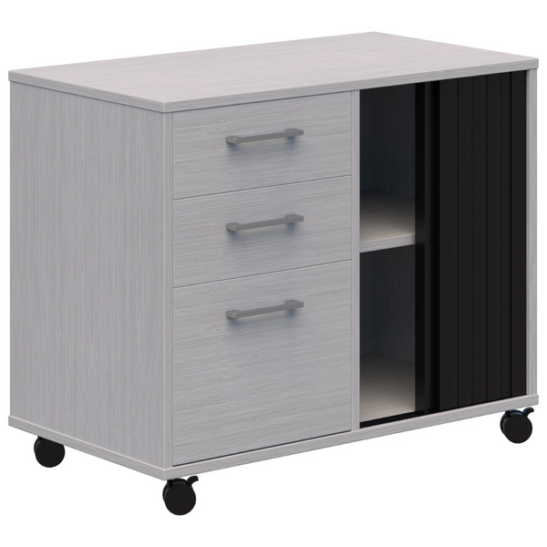 Mascot Mobile Caddy with Drawers & Tambour Storage
