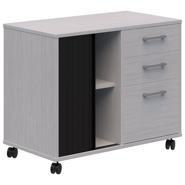 Mascot Mobile Caddy with Drawers & Tambour Storage