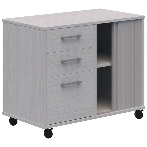 Mascot Mobile Caddy with Drawers & Tambour Storage
