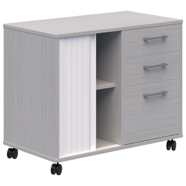 Mascot Mobile Caddy with Drawers & Tambour Storage
