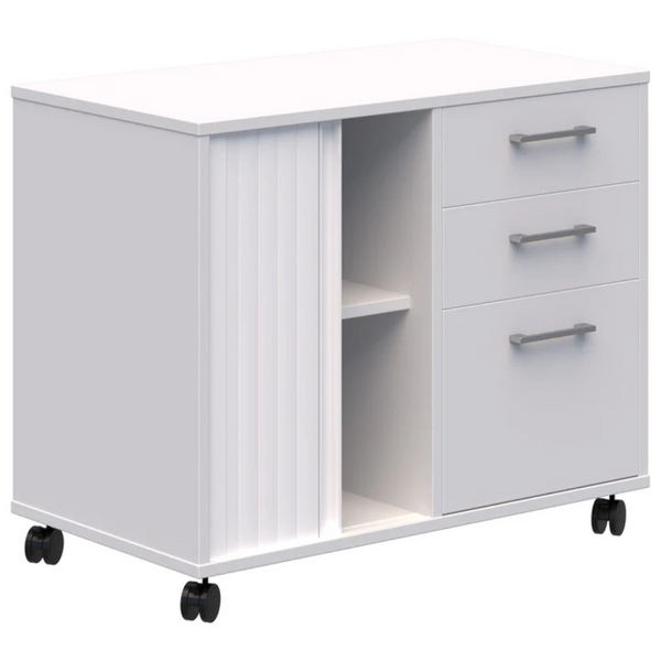 Mascot Mobile Caddy with Drawers & Tambour Storage