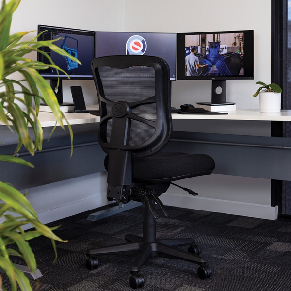 Buro Metro Black Mesh Back Office Task Chair - Workspace Direct
