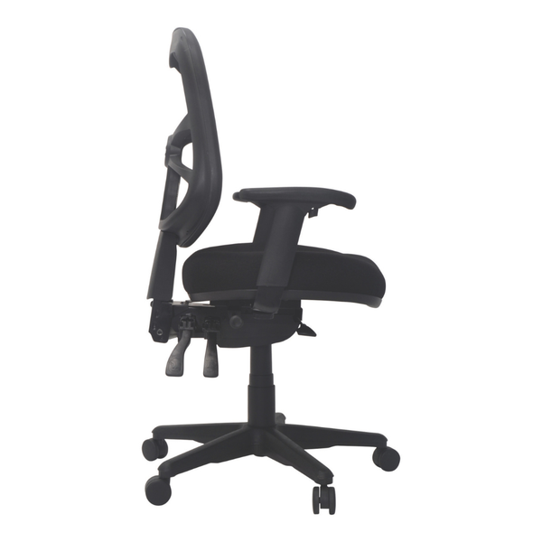 Buro Metro Black Mesh Back Office Task Chair - Workspace Direct
