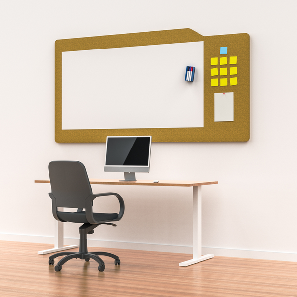 Milford Whiteboard and Pinboard Combo