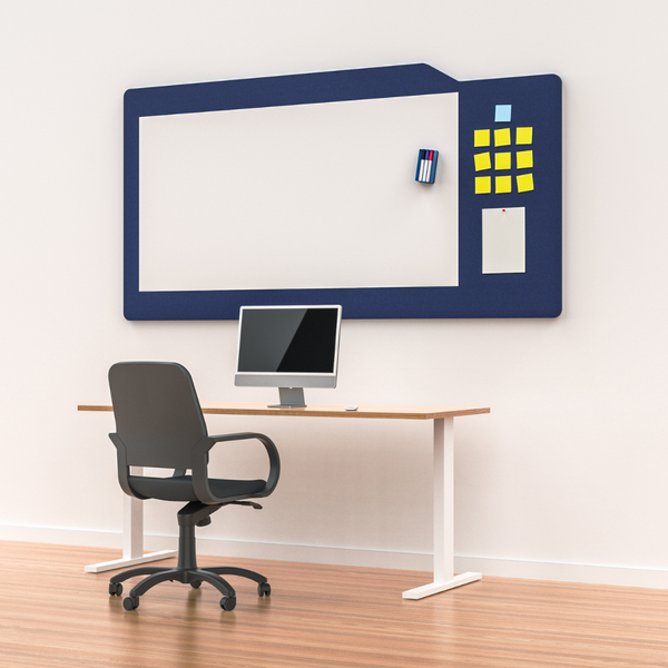 Milford Whiteboard and Pinboard Combo