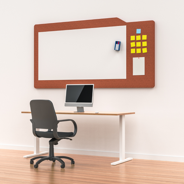 Milford Whiteboard and Pinboard Combo