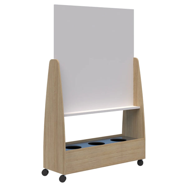 Move Mobile Whiteboards With Planter Box