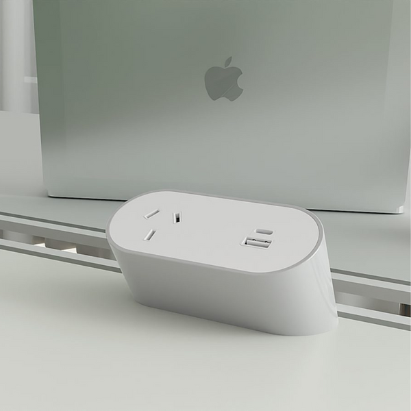 Nova Duo x 1 GPO + USB C/A  with 3-pin plug