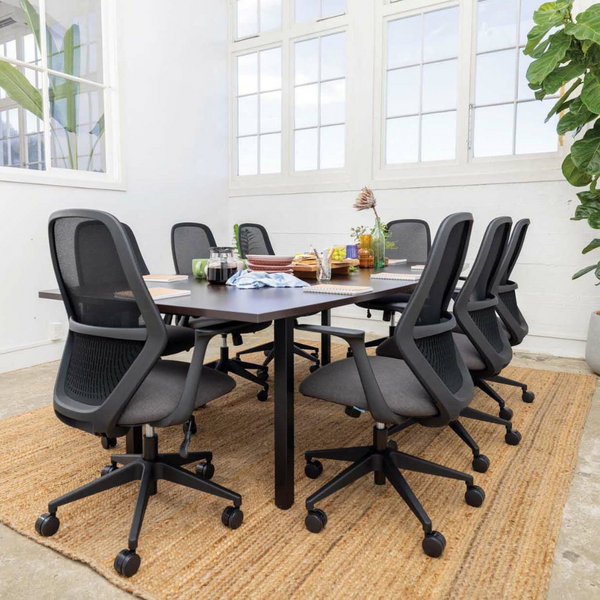 Mondo Soho Mesh Back Chair Grey