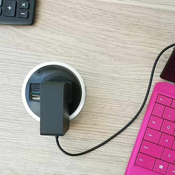 PixelTUF  In Desk Power Module -Power Delivery and USB Fast Charging