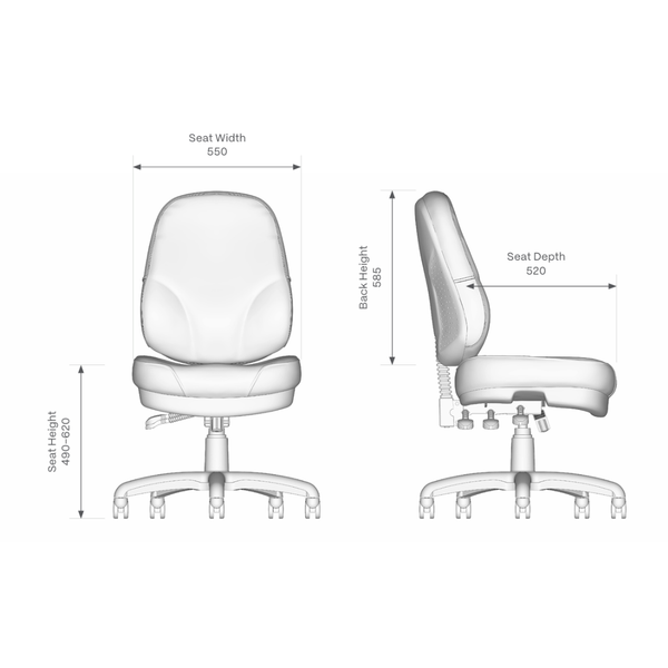 Knight Plymouth Extra Large Heavy Duty Task Chair