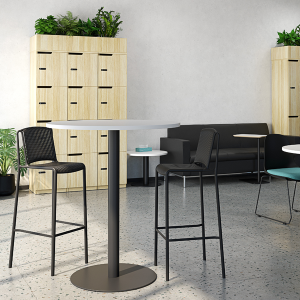 Polo Standing Leaner Table Round Top 1075mm High