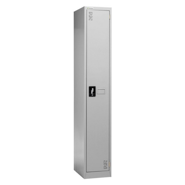 Precision Classic Steel Lockers Silver Grey With Cam Lock