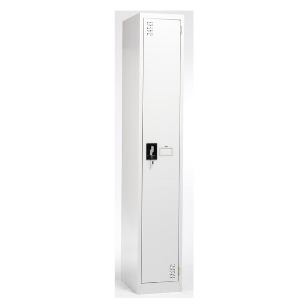 Precision Classic Steel Lockers White With Cam Lock
