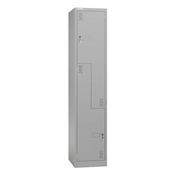 Precision Classic Steel Lockers Silver Grey With Cam Lock