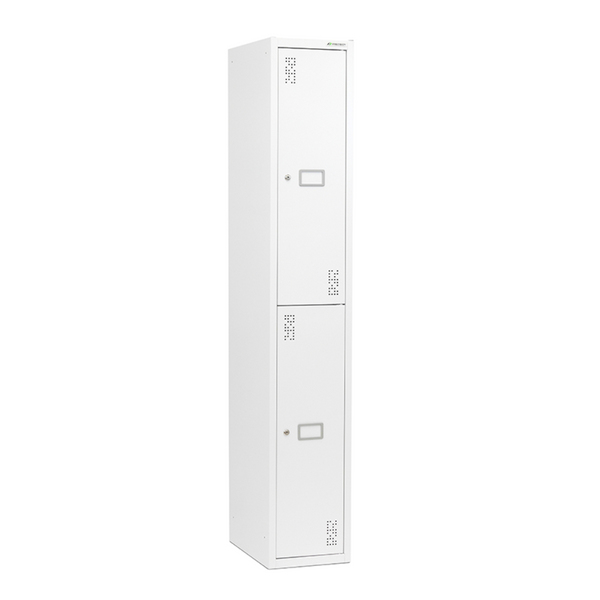 Precision Classic Steel Lockers White With Cam Lock