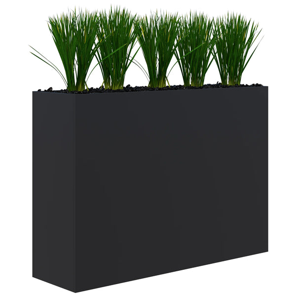 Workspace Office Planter Box - With Artificial Plants