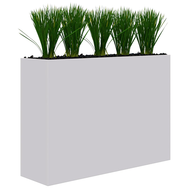 Workspace Office Planter Box - With Artificial Plants