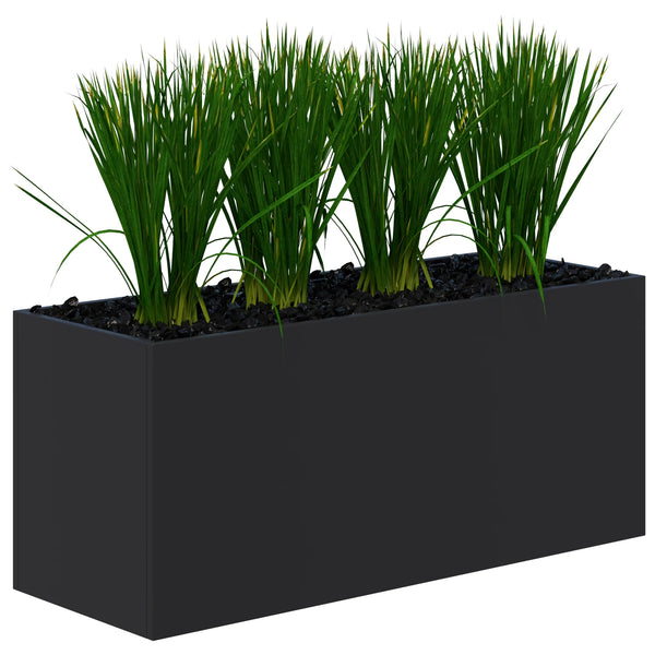 Workspace Office Planter Box - With Artificial Plants