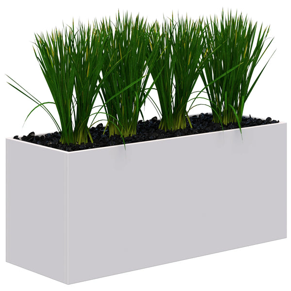 Workspace Office Planter Box - With Artificial Plants