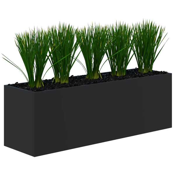 Workspace Office Planter Box - With Artificial Plants