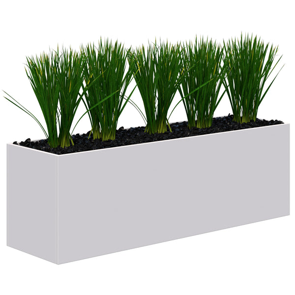 Workspace Office Planter Box - With Artificial Plants