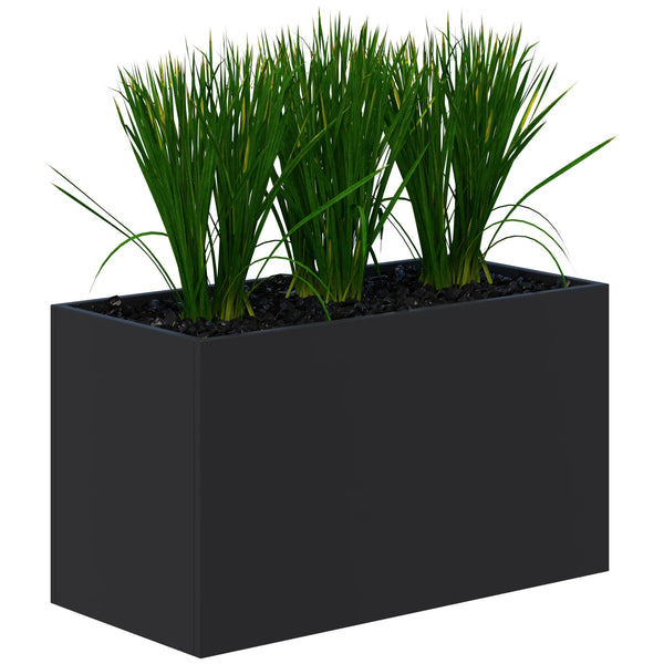 Workspace Office Planter Box - With Artificial Plants