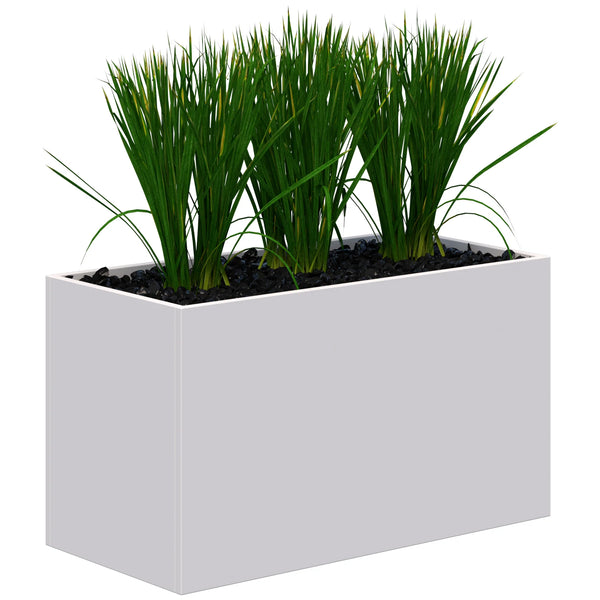 Workspace Office Planter Box - With Artificial Plants