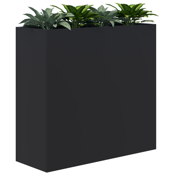 Workspace Office Planter Box - With Artificial Plants