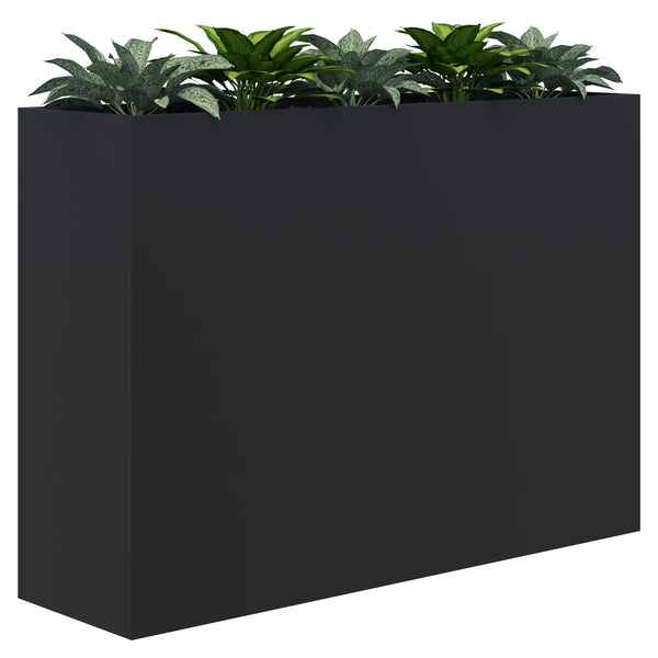 Workspace Office Planter Box - With Artificial Plants
