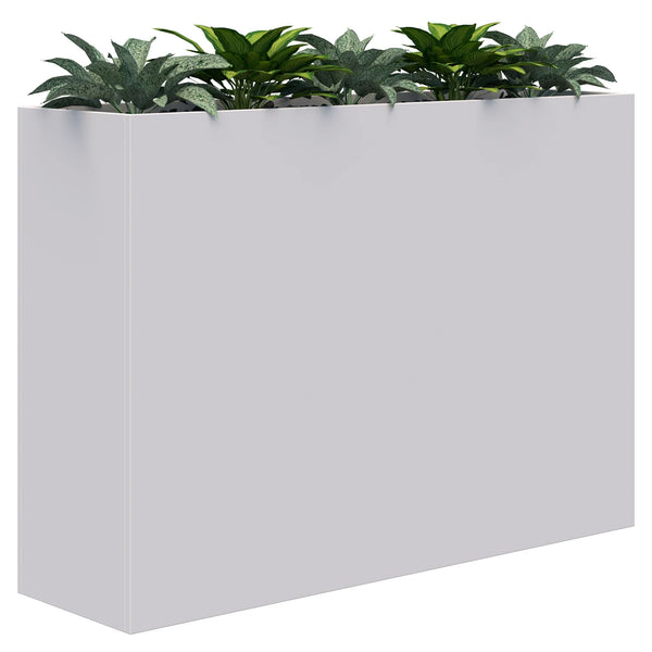 Workspace Office Planter Box - With Artificial Plants
