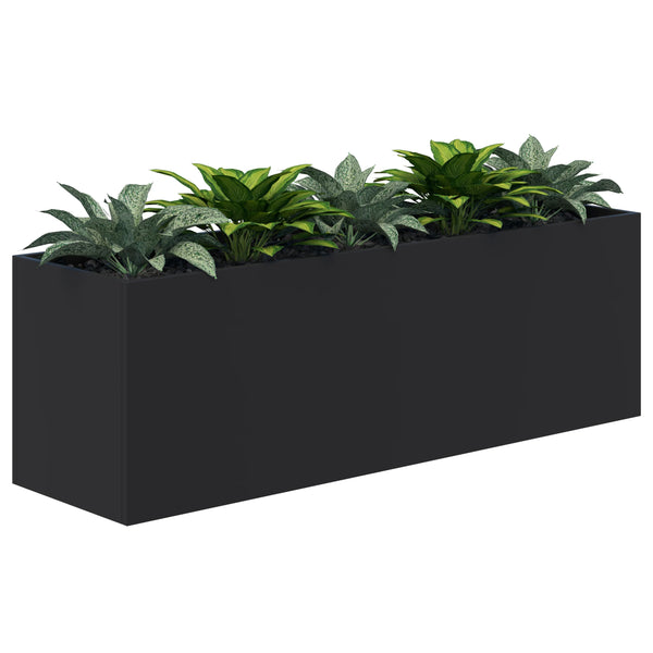 Workspace Office Planter Box - With Artificial Plants